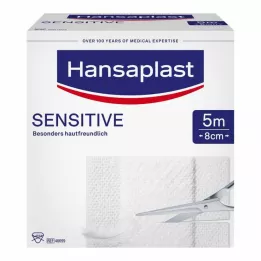 HANSAPLAST Cerotto sensibile rotolo 8 cmx5 m, 1 pezzo