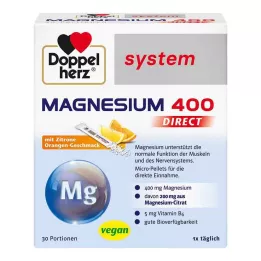 DOPPELHERZ Magnesio 400 DIRECT pellet di sistema, 30 pz