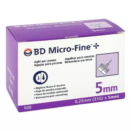 BD MICRO-FINE+ Aghi per penna 0,25x5 mm, 100 pz