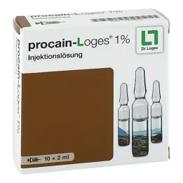 Procaine-Loges 1% Soluzione iniettabile in fiale, 10 x 2 ml