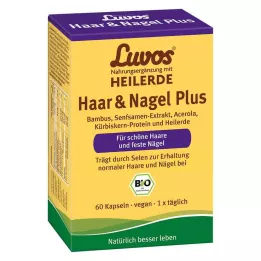 LUVOS Argilla curativa per capelli biologici & Capsule Nail Plus, 60 pz