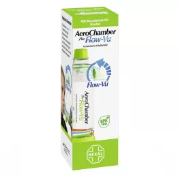 AEROCHAMBER Bambini con bocchino bambini da 5 anni verde, 1 pezzo