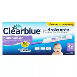 CLEARBLUE Test di ovulazione avanzato & digitale, 20 pz