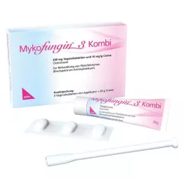 MYKOFUNGIN 3 compresse vaginali combi 200 mg + 10 mg/g Cre., 1 confezione