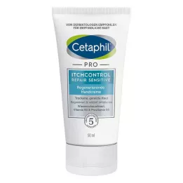 CETAPHIL Pro Itch Control Crema Riparatrice per Mani Sensibili, 50 ml