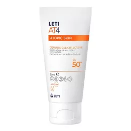 LETI AT4 Crema Viso Difesa SPF 50+, 50 ml