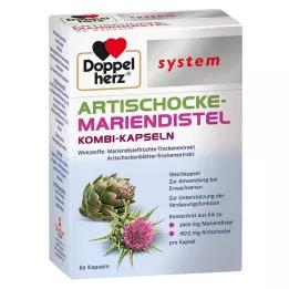 DOPPELHERZ Sistema Carciofo-Cardo Mariano capsule molli, 60 pz
