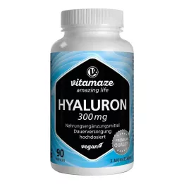 HYALURONSÄURE Capsule vegane ad alto dosaggio da 300 mg, 90 pz