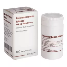 CALCIUMCARBONAT ABANTA Compresse masticabili da 500 mg, 100 pz
