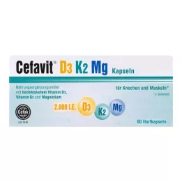 CEFAVIT D3 K2 Mg 2.000 UI capsule rigide, 60 pz