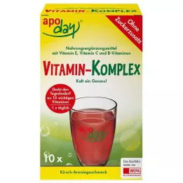 Apoday Vitamin Complex Ciliegia Aronia Polvere senza zucchero, 10x5 g