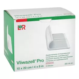 VLIWAZELL Compressa super assorbente Pro sterile 10x20 cm, 10 pz