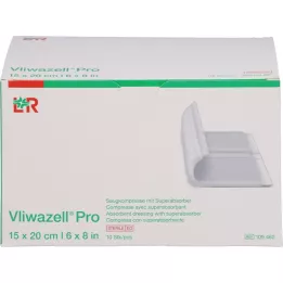 VLIWAZELL Compressa super assorbente Pro sterile 15x20 cm, 10 pz
