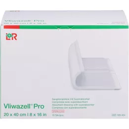 VLIWAZELL Compressa super assorbente Pro sterile 20x40 cm, 10 pz