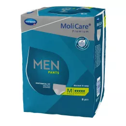 MOLICARE Premium MEN Pantaloni 5 Drops M, 8 pezzi
