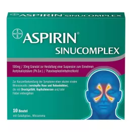 ASPIRIN SINUCOMPLEX 500mg/30mg Gra.Sus.-Herst.Btl., 10 pz