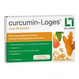 CURCUMIN-LOGES più capsule di Boswellia, 60 pz