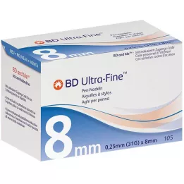 BD ULTRA-FINE Aghi per penna 8 mm 31 G 0,25 mm, 105 pz