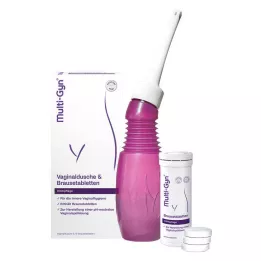MULTI-GYN Confezione combinata di compresse effervescenti per lavande vaginali, 1 P