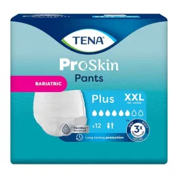 TENA Pantaloni Bariatrica Plus XXL per incontinenza, 12 pezzi