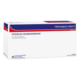 Medicazione sterile per ferite Hansapor 10x20 cm (25 pezzi)