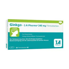 Ginkgo – 1 A Pharma® 240 mg compresse rivestite con film, 60 compresse