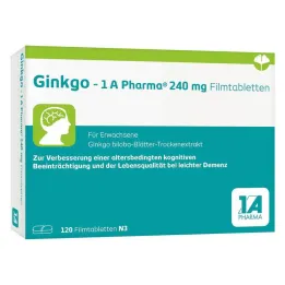 Ginkgo – 1 A Pharma® 240 mg compresse rivestite con film, 120 pz