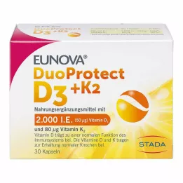 EUNOVA DuoProtect D3+K2 2000 UI/80 μg capsule, 30 pz