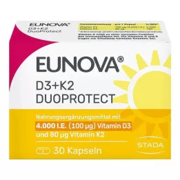 EUNOVA DuoProtect D3+K2 4000 UI/80 μg capsule, 30 pz