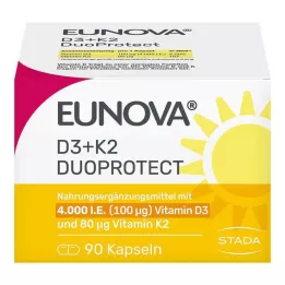 EUNOVA DuoProtect D3+K2 4000 UI/80 μg capsule, 90 pz