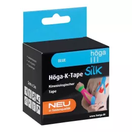 HÖGA-K-TAPE Seta 5 cmx5 m l.fr.kinesiol.Nastro blu, 1 pz