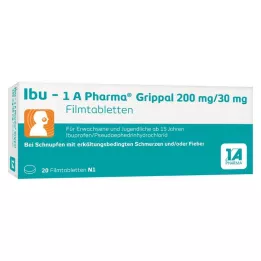 IBU-1A Pharma Grippal 200 mg/30 mg compresse rivestite con film, 20 pz