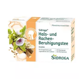 SIDROGA Bustina filtro di tisana lenitiva per gola e faringe, 20X1,75 g