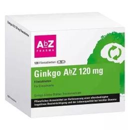 GINKGO AbZ 120 mg compresse rivestite con film, 120 pz