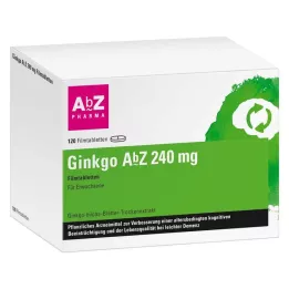 GINKGO AbZ 240 mg compresse rivestite con film, 120 pz