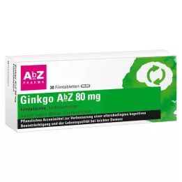 GINKGO AbZ 80 mg compresse rivestite con film, 30 pz