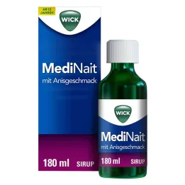 WICK MediNait con sciroppo al gusto di anice, 180 ml