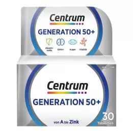 CENTRUM Tablet di generazione 50+, 30 pezzi