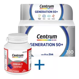 CENTRUM Tablet di generazione 50+, 180 pezzi