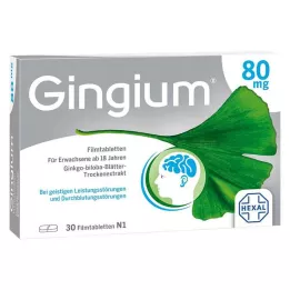 GINGIUM Compresse rivestite con film da 80 mg, 30 pz
