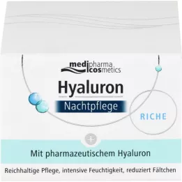 HYALURON NACHTPFLEGE Crema ricca in barattolo, 50 ml