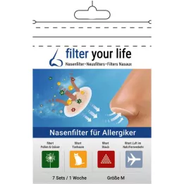 FILTER YOUR LIFE Nasen Filter F.Alergiker Gr.M, 7x2 pz