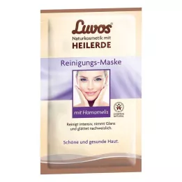LUVOS Maschera detergente allargilla curativa Cosmetici naturali, 2X7,5 ml