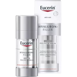 Eucerin Peeling notturno del rifornimento dell ialuron anti-età e del siero, 30 ml