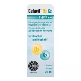 CEFAVIT D3 K2 Gocce liquide pur per uso orale, 20 ml