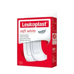LEUKOPLAST bianco morbido Str.19x72mm 12St/38x72mm 8St, 20 St