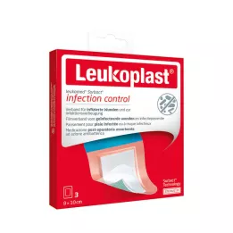 LEUKOPLAST Sterici di sorbact leucomati 8x10 cm, 3 pz