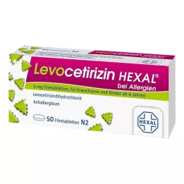 LEVOCETIRIZIN HEXAL per le allergie 5 mg compresse rivestite con film, 50 pz