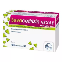 LEVOCETIRIZIN HEXAL per le allergie 5 mg compresse rivestite con film, 100 pz