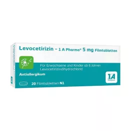 LEVOCETIRIZIN-1A Pharma 5 mg compresse rivestite con film, 20 pz